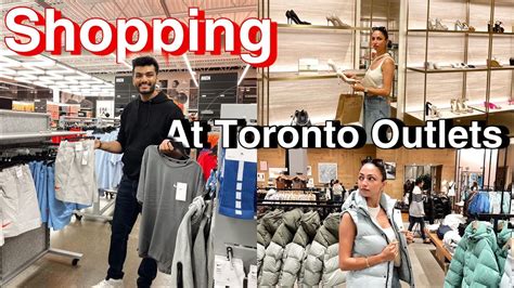 Shopping Day At Toronto Premium Outlet Outlets Deals Toronto Vlog