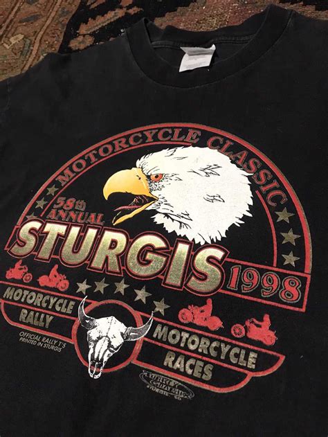 Harley Davidson Vintage Sturgis Biker Tee Gem