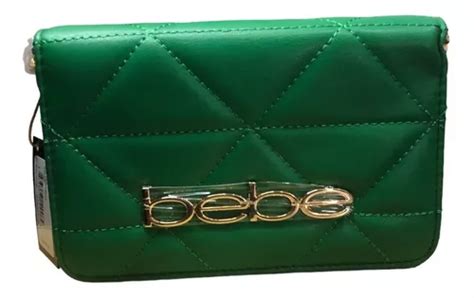 Bolsa Bebe Mod Gia Crossbody Acabado De Los Herrajes Dorado Color Verde