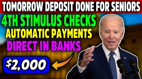 DIRECT DEPOSIT UPDATE TOMORROW THEY ARE SENDING 2000 STIMULUS CHECKS