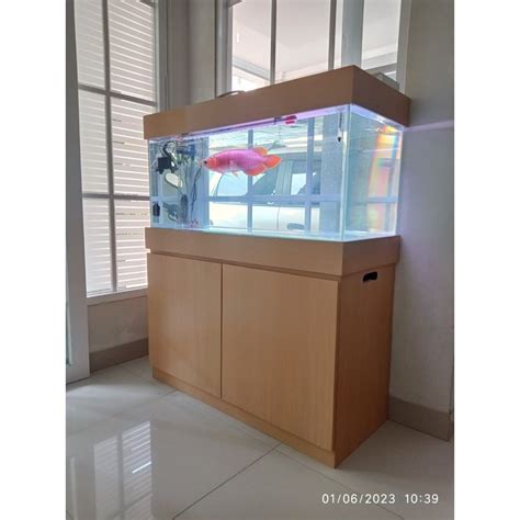 Jual Aquarium Set Cabinet Meja Tutup Aquarium Filter Talang Cm Cm