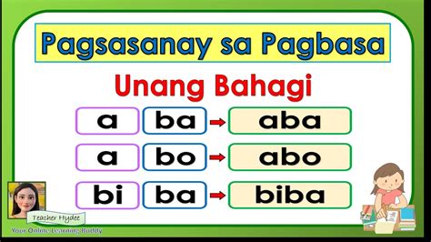 Pagsasanay Sa Pagbasapart 1pagpapantig Ng Mga Salitakindergrade 1grade 2grade 3