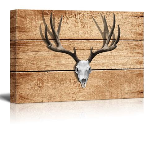 Rustic Deer Antler Wall Decor - Canvas Art | Wall26