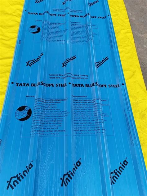 Tata Bluescope Infinia Roofing Sheets 0 50mm Blue Colour At Rs 88 Kg