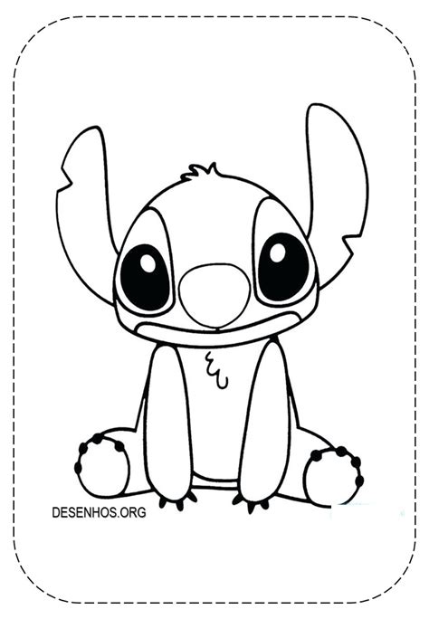 Desenhos Do Stitch Para Colorir E Imprimir