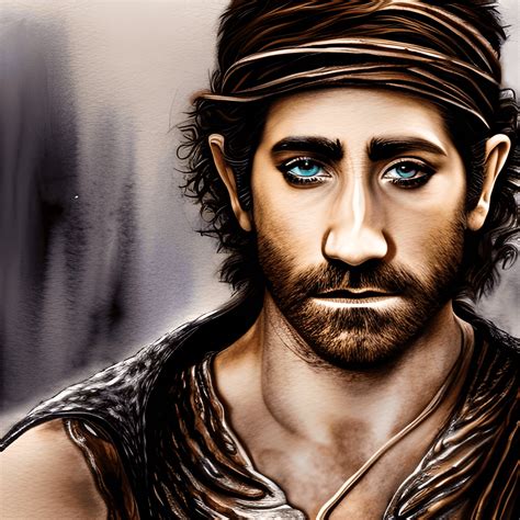 Watercolor Painting of Jake Gyllenhaal As Prince of Persia · Creative ...