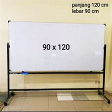 WHITE BOARD MAGNETIC STANDING 90x120