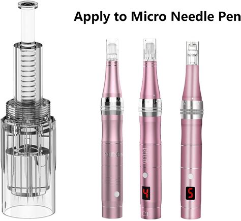 PELCAS Micro Aiguilles 12 Pin Aiguille Microneedling Remplacement