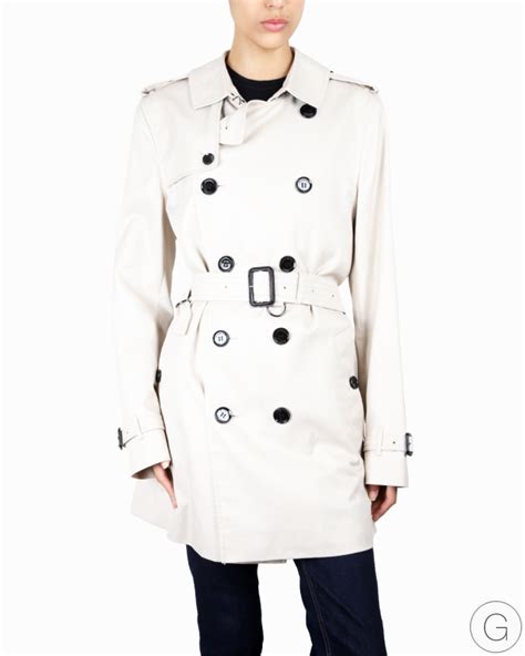 Casaco Burberry Original Trench Coat Cinza Feminino