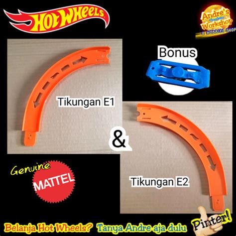 Jual Hotwheels Track Builder Tikungan Ori Mattel Hot Wheels Turn Belokan 02 Tikungan E1 Kota