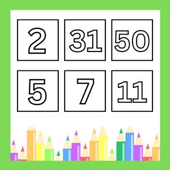 Kids Coloring Pages(Shapes, Numbers, Letters) by Miracle Eduhub | TpT