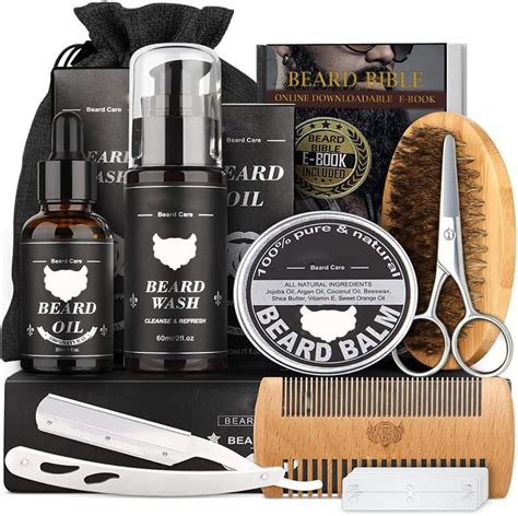 Beard Growth Kit Dmg Beard Roller Kit Natural Beard Growth Oil For