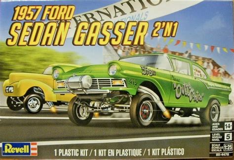 1957 Ford Gasser 2n1 Plastic Model Car Kit 1 25 Scale 854478 Pictures By No