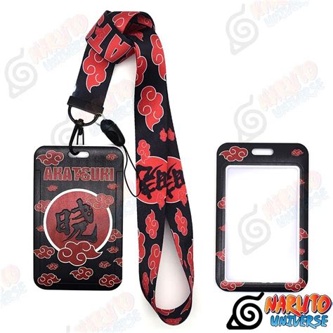 Akatsuki Lanyard and Card Holder New Collection 2022 So HOT | Naruto ...