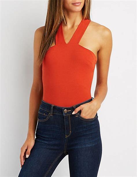 Halter Neck Bodysuit Clothes Design Halter Neck Bodysuit Fashion