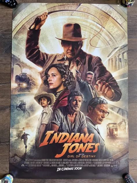 INDIANA JONES AND THE DIAL OF DESTINY Original One Sheet Cinema Poster ...