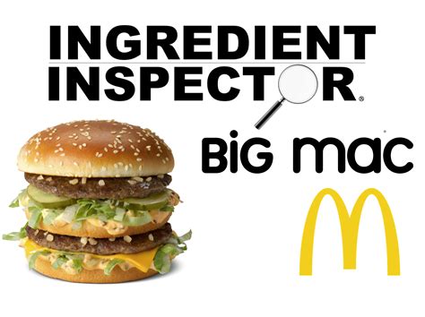 WHAT'S IN A BIG MAC? — Ingredient Inspector