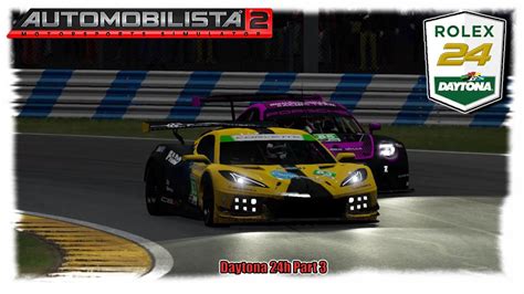 24h Daytona Pt 3 A Long Night C8 R GTE Automobilista 2