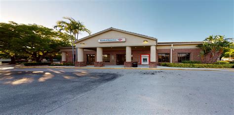 Bank Of America In Fort Lauderdale With Drive Thru Atm East Sunrise