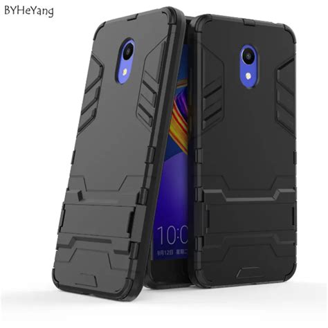 BYHeYang Case For Meizu M6 Cover Shockproof Armor Luxury Silicon PC