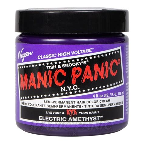 Electric Amethyst High Voltage Classic Hair Dye Manic Panic Uk