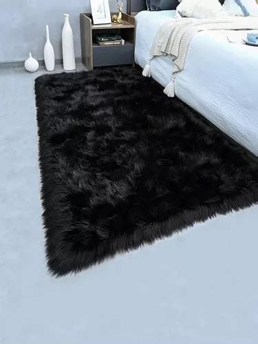 Alfombra Nordica X Cm Pelo Largo Costado De Cama Mercadolibre