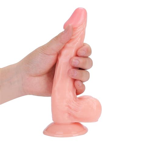 21 Cm Abner Ultra Gerçekçi Doku Vantuzlu Testisli Dildo EroticTR