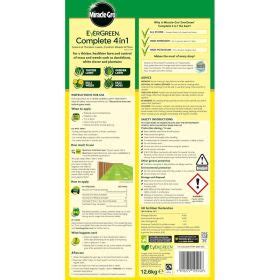 Miracle Gro Evergreen Complete 4 In 1 360sqm Lawn Feed Weed Moss