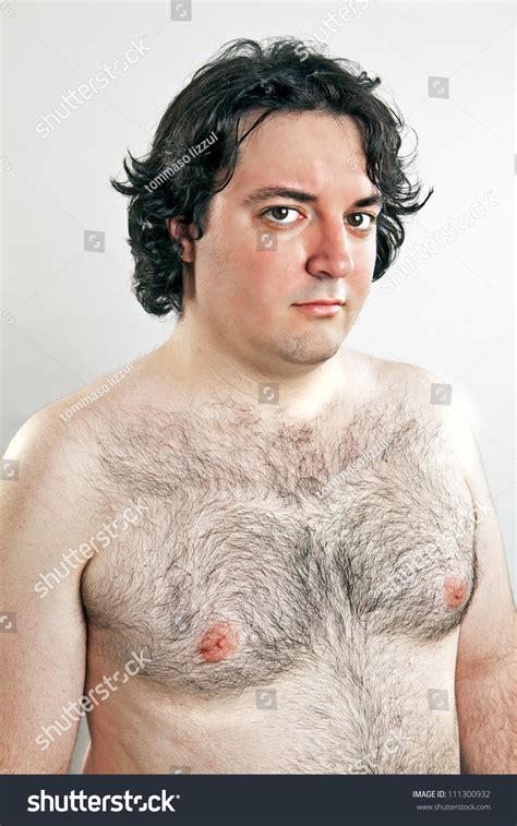 Fat Proud Naked Man Portrait Stock Photo 111300932 Shutterstock