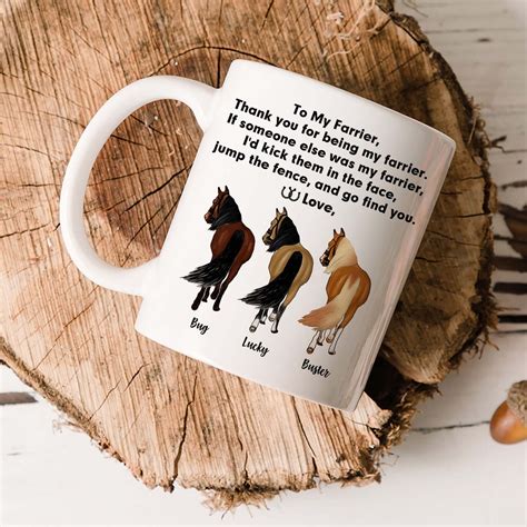 Personalized Funny Horse Mug Christmas Mug For Horse Lovers Etsy