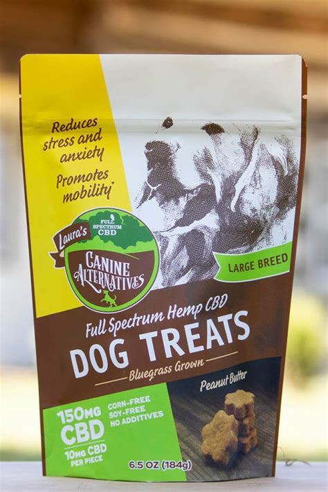 CBD Dog Treats from USDA-certified Organic Hemp (Large Breed)