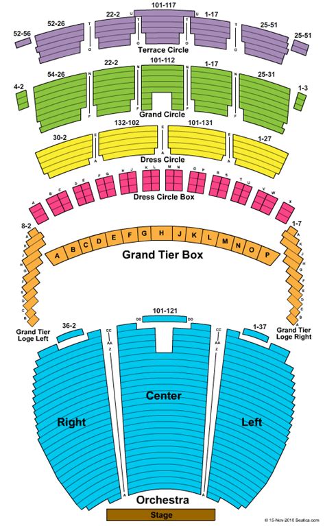 Powell Hall Seating Chart | Powell Hall | St. Louis, Missouri