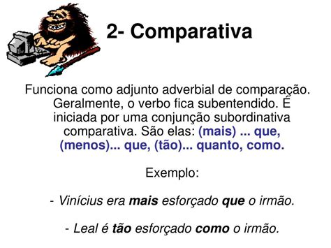 Oração Subordinada Adverbial Comparativa - 6