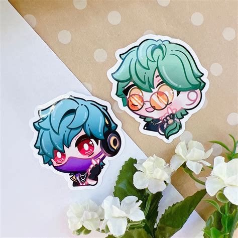 Cute League of Legends Stickers Heartsteel Ezreal & Aphelios Water ...