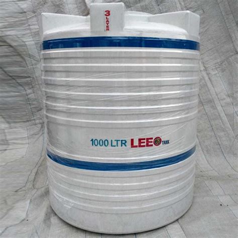 Leeo Pvc White Durable Water Storage Tank Capacity L At Rs