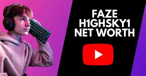 Faze H1ghsky1 Net Worth A Fortnite Millionaire