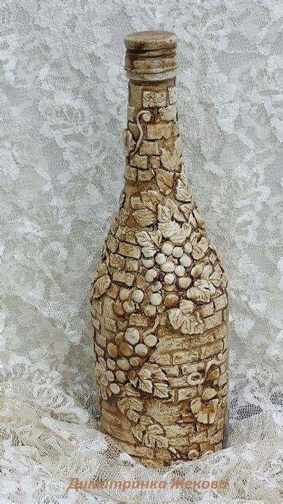 Pin by Liza Doukata on ΝΤΕΚΟΥΠΑΖ Glass bottle crafts Glass bottles