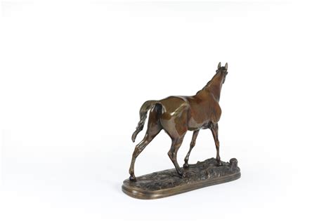 Bronze Horse Sculpture by Mene 1856 - Hunt Vintage