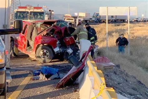 Accidente En La Carretera A Delicias Deja 3 Muertos Y 2 Lesionados