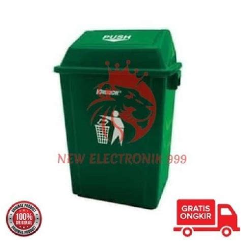 Jual Krisbow 10 Ltr Tempat Sampah Plastik Hijau DUST BIN GREEN 10L AND