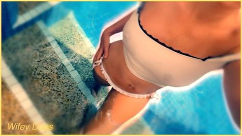 Amazing Hot Milf In Wet Crop Top In The Hotel Pool Risky Public Exhibitionist Xxx Mobile