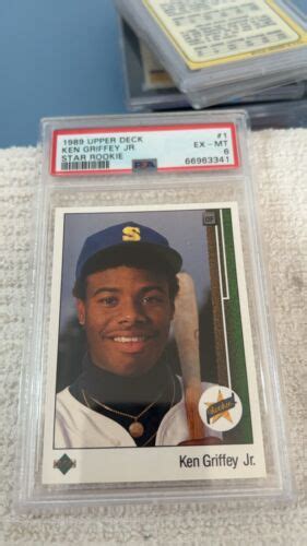 Upper Deck Ken Griffey Jr Rookie Card Psa Ebay