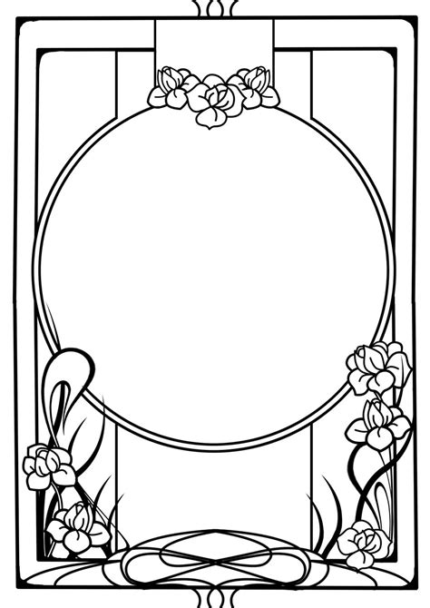 Art Nouveau Border