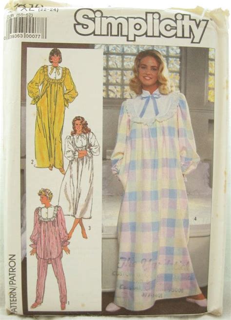 Simplicity 7816 Womens Nightgown And Pajamas Sewing By Emsewcrazy 8