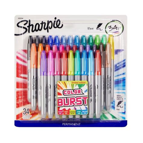 Sharpie Set, Sharpie Colors, Sharpie Markers, Black Sharpie, Markers ...