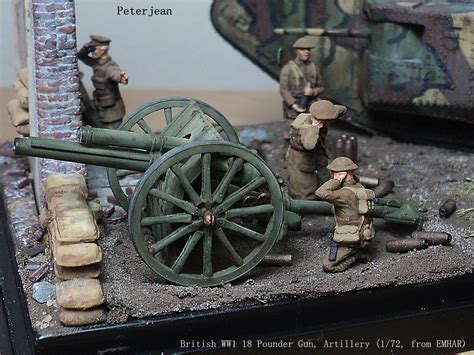 British WWI 18 Pounder Gun Artillery 1 72 EMHAR Flickr