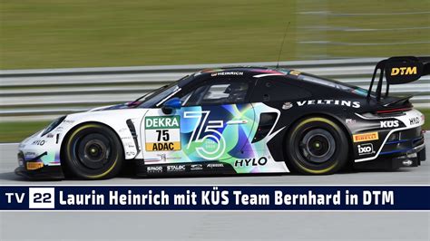 MOTOR TV22 Laurin Heinrich mit dem Porsche GT3 vom KÜS Team Bernhard