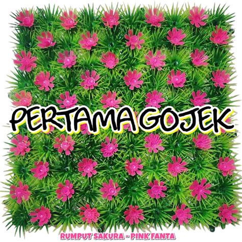 Jual Rumput Sakura Ukuran X Cm Rumput Artificial Tanaman