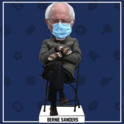 Bernie Sanders Bobblehead Of Viral Inauguration Day Moment A Bestseller