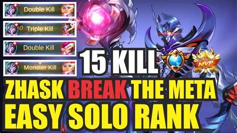 ZHASK BREAK THE META SOLO RANKED 2nd ACCOUNT BEST BUILD TERSAKIT